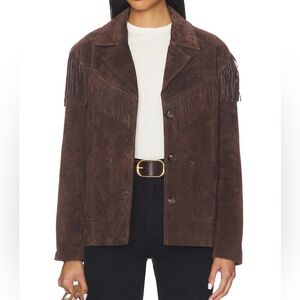 Blank NYC Suede Fringe Jacket in Down to Earth- SOLD OUT EVERYWHERE